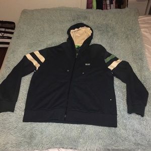 Hugo boss zipper hoodie
